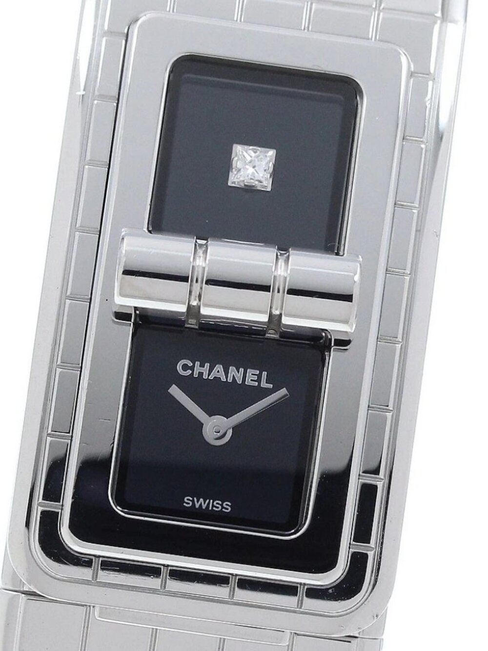 CHANEL Code Coco H5144 1P diamond Black Dial Quartz Ladies Watch_920620